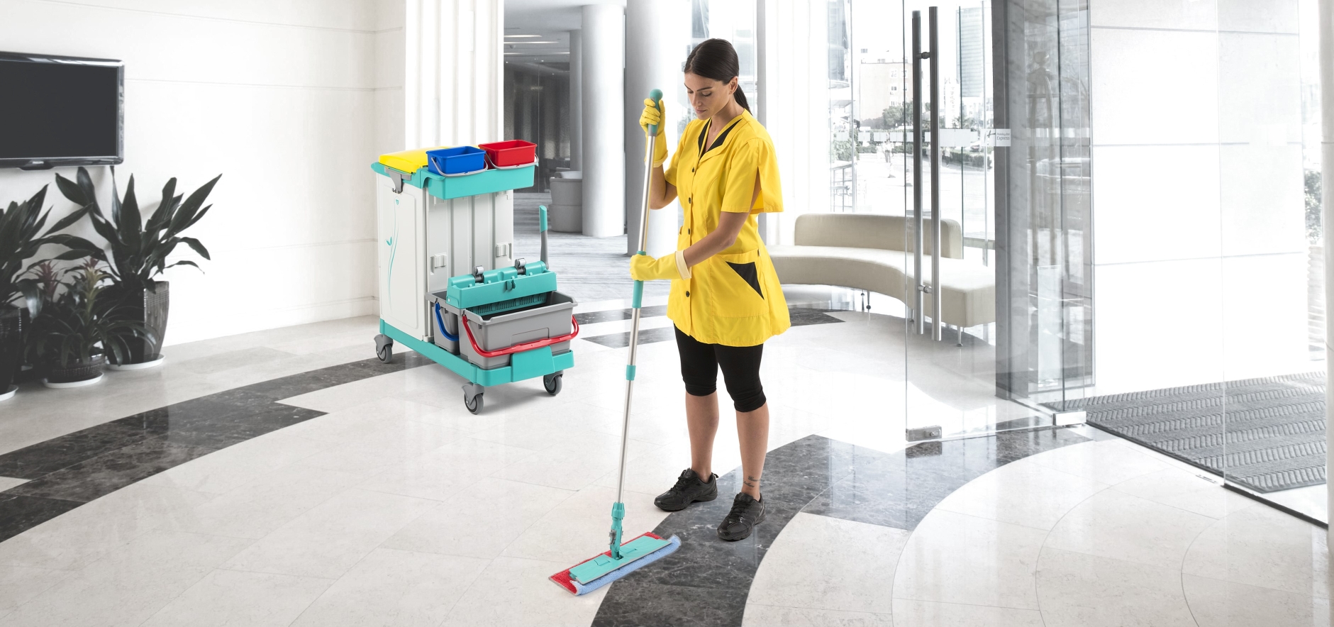 TTS JANITORIAL TROLLEY BANNER